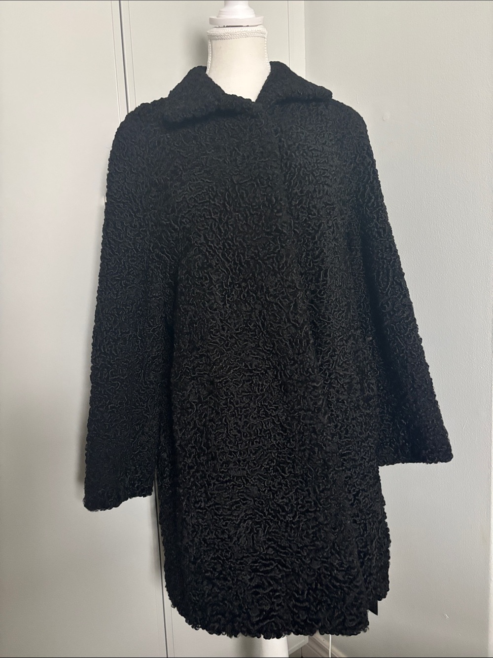 Vintage Black Authentic Persian Lamb Coat